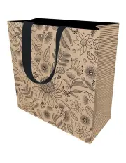 [Simson] Gift Bag Large Australian Botanics On Kraft Design