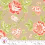 Moda JELLY & JAM 20490 19 Brown Taupe Floral FIG TREE Quilt Fabric