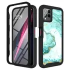 For T-Mobile Revvl 6X/6X Pro 5G Case Full Body Built-in Screen Protector Cover