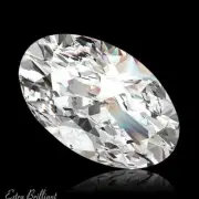 0.89 Carat F/SI2/VG-Cut Oval Shape AGI Certify Genuine Diamond 7.03x5.88x3.45mm