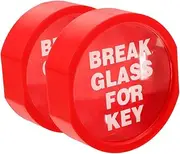 Outanaya 2pcs Wall Mounted Emergency Key Lock Box Fireproof Key Storage for Quick Combination Lock for Home Office Hotel Use