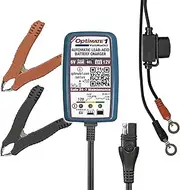TecMate Optimate 1 VoltMatic, TM400A, Bronze Series: 4-Stage 6V/12V 0.6A Battery Charger and Maintenance