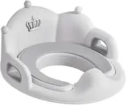 JOINPAYA Toilet Seat Step Stool Foot Stool Travel Potty Seat Toilet Seat Potty Training Seat Potty Training Ladder Seat Toilet Seat Potty Training Watch Light Grey Pp