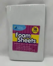 Crafters Square Foam Sheets 16 Sheets Black White 5.5 × 8.5 Sheets