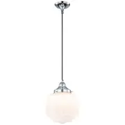 Chrome Period Pendants Lights Hawthorn Art Deco St Kilda Fabric Cord Lighting