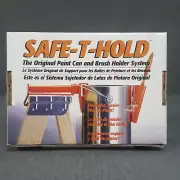 Paint Can & Brush Holder System Painters Tool Safe-T-Hold