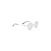 [Valentino Garavani] Valentino Garavani-Gold Metal Sunglasses-Donna OS OS