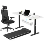 Lifespan Fitness WalkingPad M2 + ErgoDesk 1800mm White + Cable Management + DM9