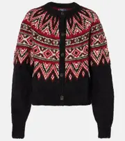 [Polo Ralph Lauren] Polo Ralph Lauren Fair Isle alpaca and wool-blend cardigan AU 12 multicoloured