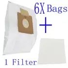 6 X Synthetic Dust Bags For Hoover Smart R1, 4410 4430 ,5001, H4012 H160 Vacuum