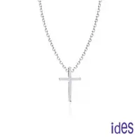 在飛比找PChome24h購物優惠-ides愛蒂思 輕珠寶時尚設計十字架項鍊鎖骨鍊/愛的信仰