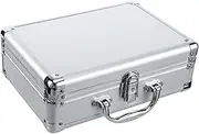 DOITOOL Aluminum Alloy Briefcase Portable Multifunctional Storage Case Lightweight Design for Accessories Instruments and Makeup Tools Durable Sturdy Frame for Professionals