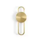 Modern Dimmable Wall Sconces Gold Wall Lights 2700K 10W Brass Wall Lamp Compa...