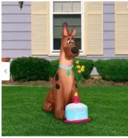 SCOOBY DOO 3.5 Ft. HAPPY BIRTHDAY Airblown Inflatable LED EFFICENT NEW FREE SHIP