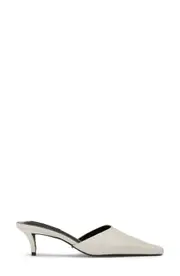 Tony Bianco Zubi Kitten Heel Mule in Dove Nappa at Nordstrom, Size 6