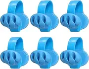 uxcell Cable Clips, 6 Pcs Desk Cord Organizer Wire Holders for Cords Phone Charger USB Cables Nightstand Home Office Car, Blue