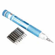 USA 10 In 1 Pocket Precision Screwdriver Bit Set Torx Star Phillips Repair Tool
