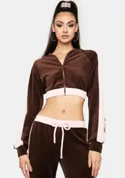 Indulge Me Velour Tracksuit Set