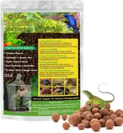 10LBS Expanded Clay Balls Terrarium Substrate for Reptiles - 100% Organic Lightw