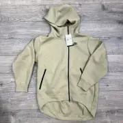 Nike Tech Fleece Oversized Full Zip Jacket Size XS Womens Neutral Olive Black
