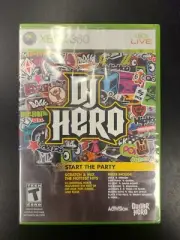 DJ Hero Xbox 360 Brand New Factory Sealed NIB Complete CIB Microsoft