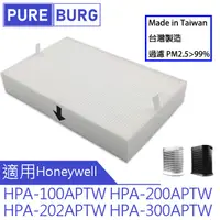 在飛比找PChome24h購物優惠-適用Honeywell空氣清淨機HEPA替換濾網濾心HPA1