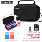 48 PCS EVA PU Memory Card Case Holder for 24 SD SDHC SDXC and 24 TF MicroSD Card