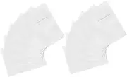Aluminium Nail Foil Sheets Cotton Pads 100pcs Gentle Nail Polish Remover Pads for Quick Soak off Gel Polish