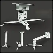 for Home Theater Cinema Indoor Outdoor Backyard Pa White Color Ceiling Mount for HD LCD LED C6 C2 C3 TD96 TD97 YG650 C6 M19 K25 3D Projector Adjustable Wall Bracket Hanging