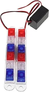 Alipis 2pcs LED Motorcycle Signal Lights Vivid Strobe Lights for Enhanced Visibility Distinctive Style for Night Riding Scooter Decoration Stable Performance Low Power Consumption