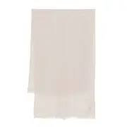 [Ferragamo] Ferragamo Sequin-embellished Scarf ONE SIZE NEUTRALS