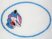 Eeyore Donkey Embroidered quilt label Winnie the poohs friend customized text