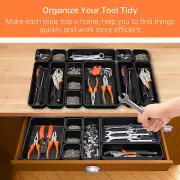 45 Pack Tool Box Organizer Tray Divider, Toolbox Desk Drawer Organizer,G