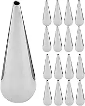 Cabilock Stainless Steel Pastry Horn Molds 20pcs Set Non-Stick Baking Tools for Home Bakery