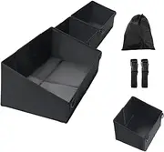 Under Seat Storage Bag Fit for Chevy Silverado & GMC Sierra 1500 2019-2024|2500 3500 HD 2020-2024 Double Cab & Crew Cab Underseat Storage Box Tool Organizer