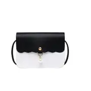 3Pcs Small Cross-body Satchel, Stylish Leather Shoulder Bag with Pearl for Women and Girls