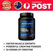 CellTech Creatine Powder Micronized Creatine Creatine HCl Fruit Punch, Health