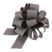5pcs 8 Inch Large Pull Bow Gift Wrapping Big Pull Bows Ribbon Brown