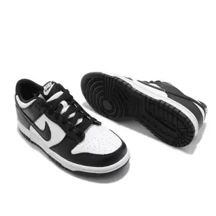 Nike Nike 休閒鞋 Dunk Low GS 白 黑 熊貓 低筒 經典款 女鞋 大童鞋 CW1590-100 [ACS 跨運動]