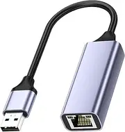 tunghey Ethernet Adapter USB 3.0 Gigabit Ethernet Adaptor 100 1000 Mbps USB to Rj45 Cable Connector Wired Internet LAN Converter for Sw-Itch Ma-cBook Windows ma-cOS Linux (USB3.0)