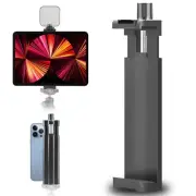 iPad Tripod Mount Adapter with Cold Shoe/Charging Port/1/4” Standard Screw