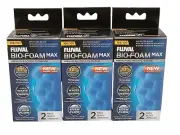 (6-PACK) NEW Fluval 106/107 BioFoam MAX, Replacement Aquarium Filter Media(A187)