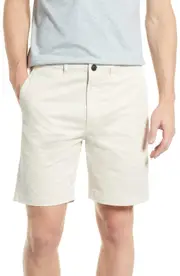 Billy Reid Men's Cotton Blend Chino Shorts in Eggshell at Nordstrom, Size 40