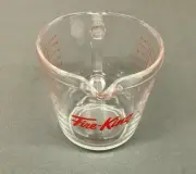 Vintage Retro ANCHOR HOCKING FIRE-KING 2 CUP GLASS MEASURING JUG ~ 1970s USA