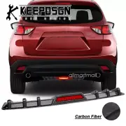 CARBON FIBER Rear Bumper Diffuser LED Brake Light Shark Fins for Mazda CX-5 CX-3 (for: Mazda)