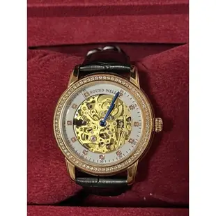 【ROUND WELL 浪威】 降價便宜賣  君臨天下真鑽腕錶(RW2195-M)