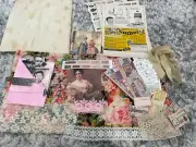 Junk Journal Ephemera Lot Scrapbooking, Great Starter Kit Tim Holtz items incl
