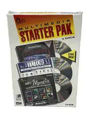 Multimedia Starter Pack Game & Software PC CD-ROM MPC Wizard Win Tutor Wordview