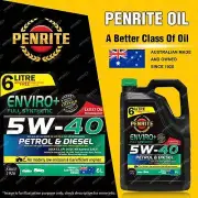 Penrite Enviro+ 5W-40 Engine Oil 6L for Ford Falcon Focus LTD Mustang Gen V (for: Fiat)