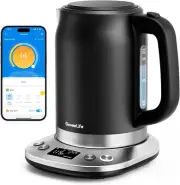 Smart Electric Kettle Temperature Control, Wifi Electric Tea Kettle with Alexa C